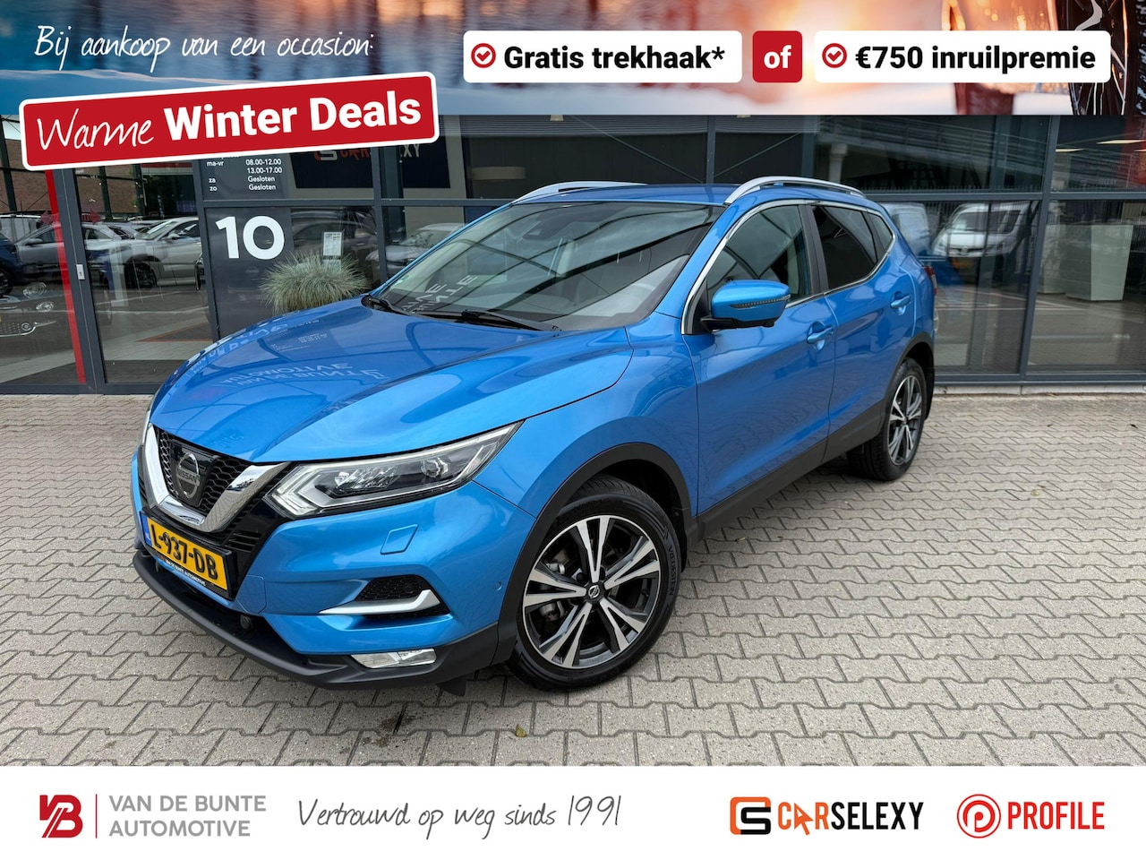 Nissan Qashqai - 1.2 Tekna *Stoelverwarming & 360 Camera* - AutoWereld.nl