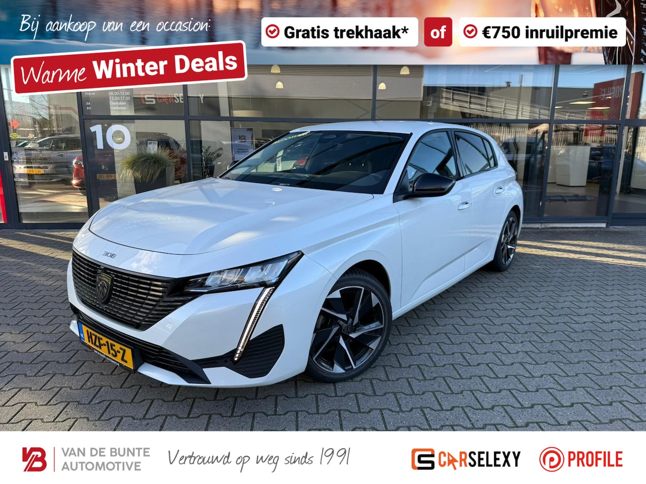 Peugeot 308 - 1.2 PureTech Allure Pack Business *Trekhaak* - AutoWereld.nl