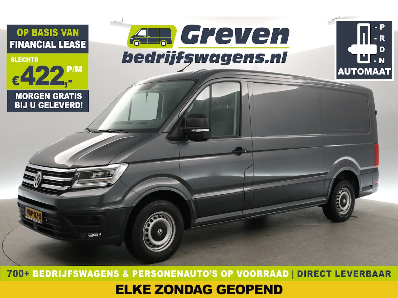 Volkswagen Crafter - 2.0 TDI L3H3 | Airco | Camera | 3000KG Trekgew. | Trekh. | 3-Zits | Massage | Cruise | Car - AutoWereld.nl