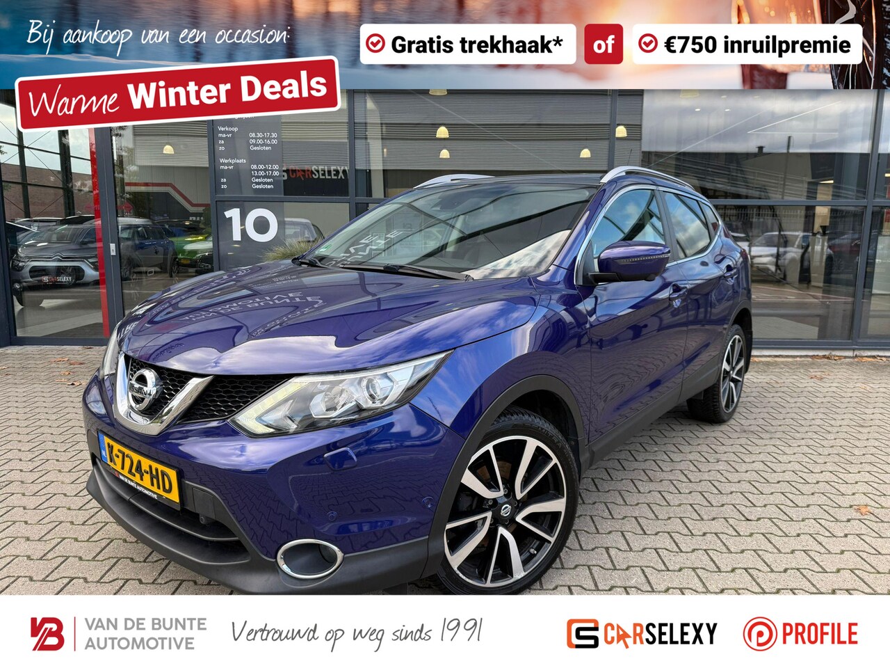 Nissan Qashqai - 1.2 Tekna *Trekhaak & Stoelverwarming* - AutoWereld.nl