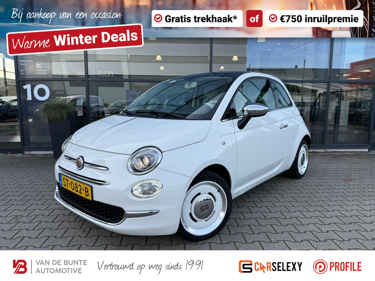 Fiat 500 - 0.9 TwinAir Turbo Anniversario *Trekhaak & Cruise* - AutoWereld.nl