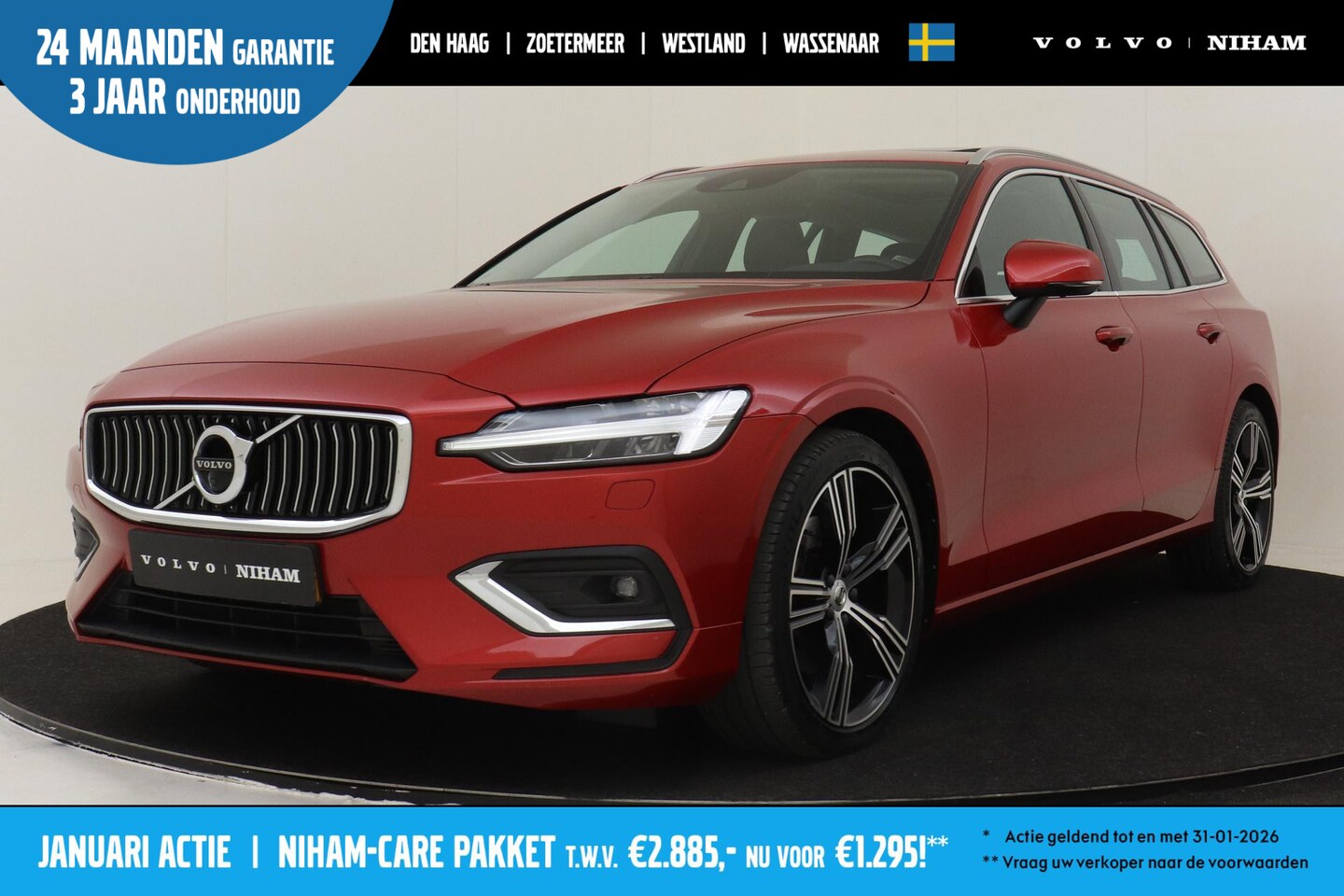 Volvo V60 - B4 (M-HYBRID) INSCRIPTION -PANO.DAK|HARMAN/KARDON|GEVENT.LEDER+MASSAGE|HEAD-UP DISP.|360°C - AutoWereld.nl