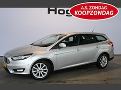 Ford Focus Wagon - 1.0 Titanium Clima Navigatie LED Goed Onderhouden Inruil Mogelijk