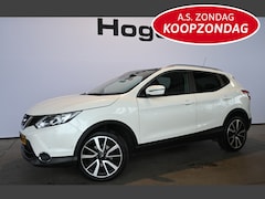 Nissan Qashqai - 1.2 Tekna Automaat Clima Navigatie Panoramadak 1e Eigenaar Dealer Onderhouden Inruil Mogel