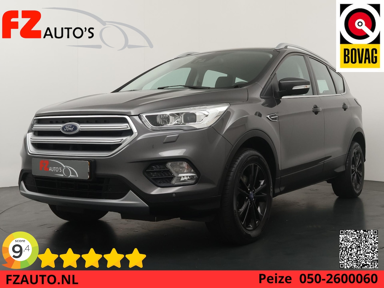 Ford Kuga - 1.5 EcoBoost Titanium - Navigatie - Climate Control - Trekhaak - Automatisch inparkeren - AutoWereld.nl