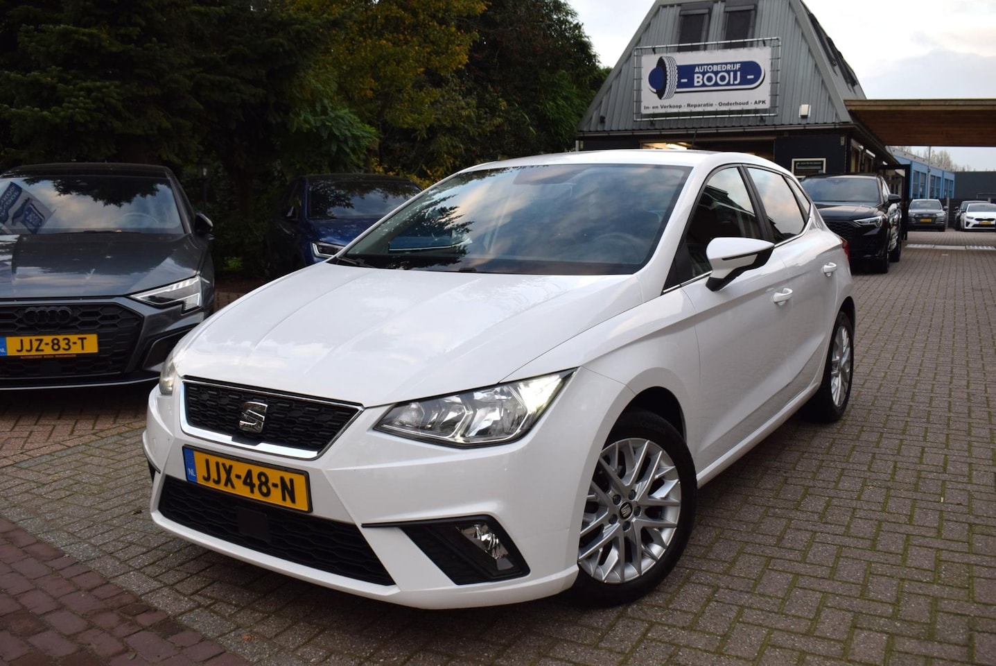 SEAT Ibiza - 1.0 TSI Style AIRCO-ECC/NAVI/APPLE CARPLAY/BLUETOOTH/LMW/PDC/STOEL VERW/USB/4 SEIZOENEN BA - AutoWereld.nl