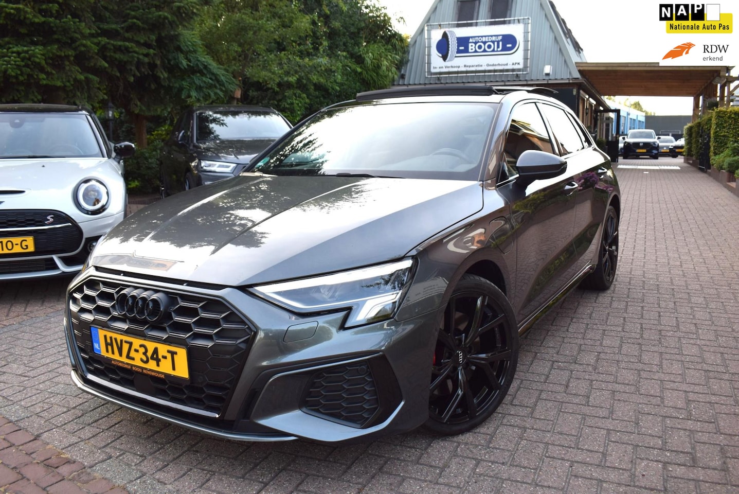 Audi A3 Sportback - 45 TFSI e 3X S-LINE PANO DAK/ADAP CRUISE/MATRIX LED/DEC 21/NAVI/CAMERA/CARPLAY/PDC V+A/19" - AutoWereld.nl