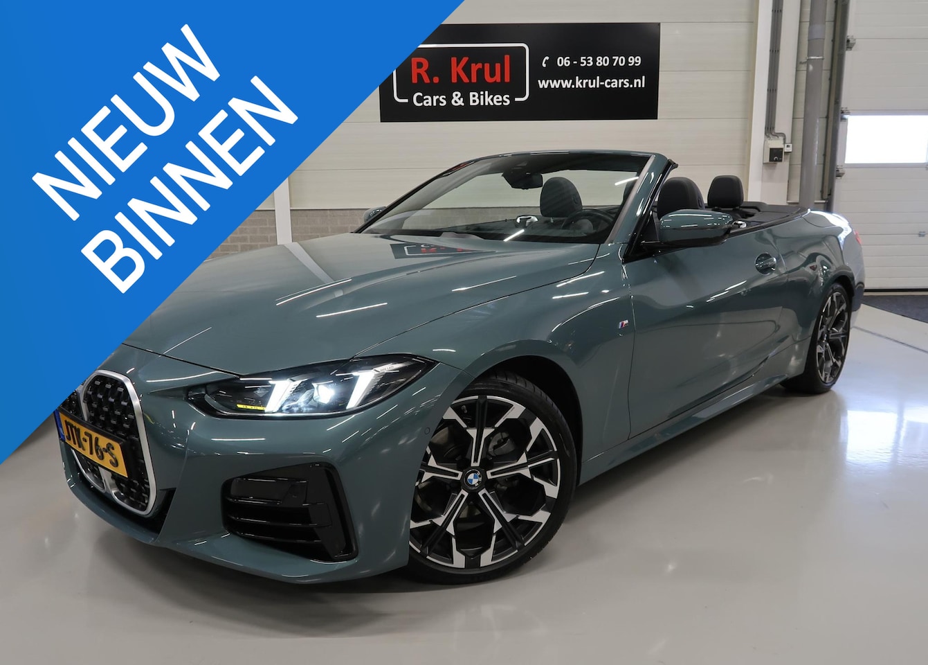 BMW 4-serie Cabrio - 420i High Executive M-Sport Sportstoelen Camera Stoelverwarming Curved dashboard Navigatie - AutoWereld.nl