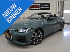 BMW 4-serie Cabrio - 420i High Executive M-Sport Sportstoelen Camera Stoelverwarming Curved dashboard Navigatie
