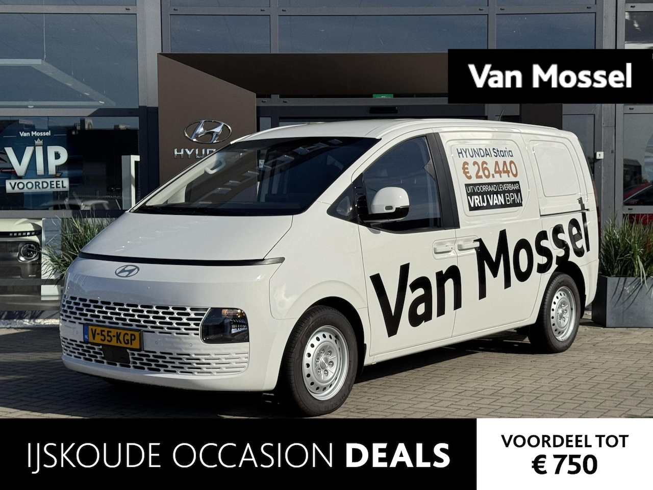 Hyundai Staria - 1.6 T-GDI HEV | € 26.440 Excl BTW & BPM | Volledig Tussenschot | Parkeersensoren | Climate - AutoWereld.nl