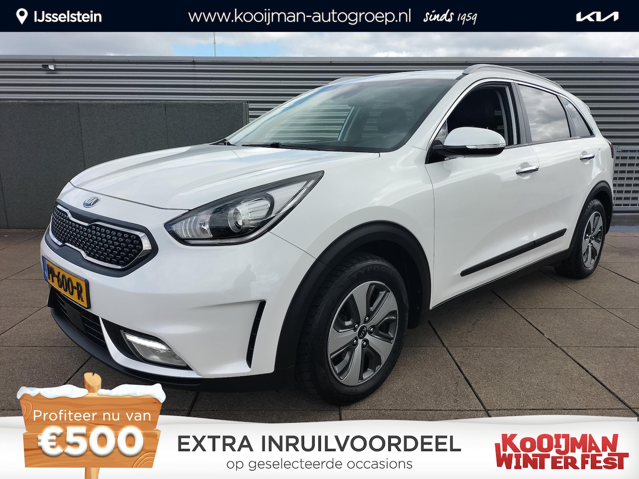 Kia Niro - 1.6 GDi Hybrid BusinessLine Camera / Navigatie / Leder / Trekhaak - AutoWereld.nl