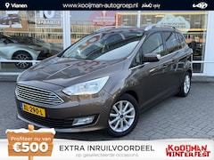 Ford Grand C-Max - 1.0 Titanium 7p. Zeer zuinige auto, met veel opties en 7 zitplaatsen ideale gezinsauto