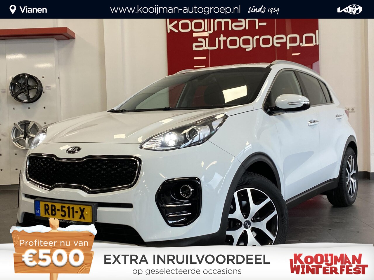 Kia Sportage - 1.6 GDI DynamicLine Nederlandse auto, 1400KG trekgewicht, DAB, Navigatie, Nieuw Geleverd| - AutoWereld.nl