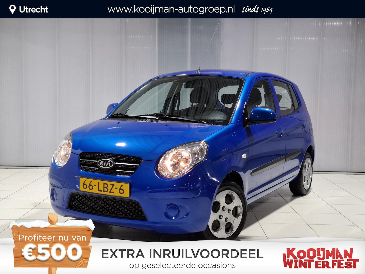 Kia Picanto - 1.1 X-tra AUTOMAAT, Goed onderhouden, Lage km stand, Airco. - AutoWereld.nl