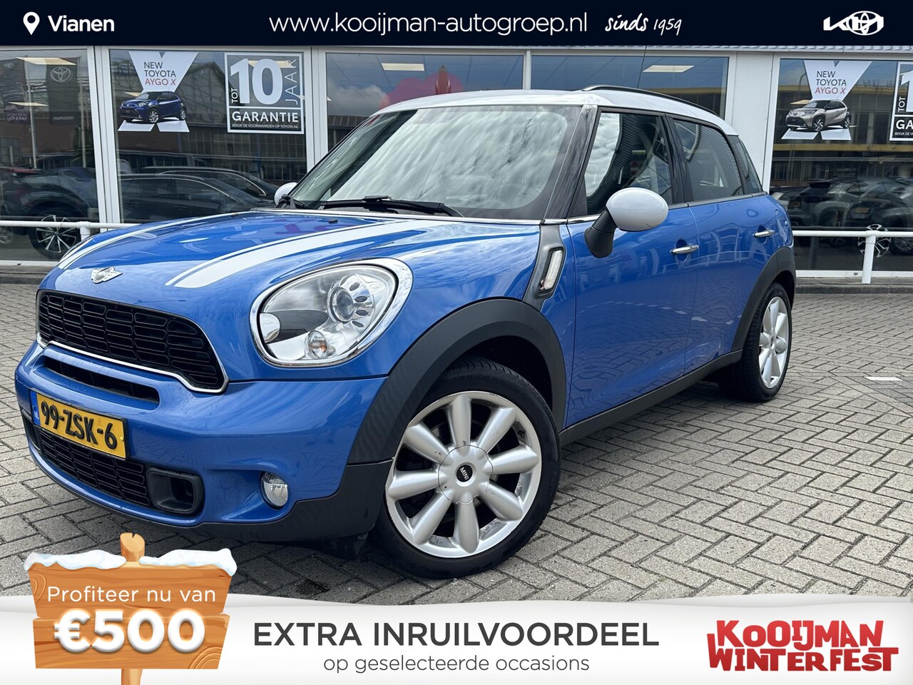 MINI Countryman - 1.6 Cooper S Chili Mini 1.6 Cooper S Chili , Parkeersensoren achter , Bluetooth telefoonvoorbereiding , 18" V - AutoWereld.nl