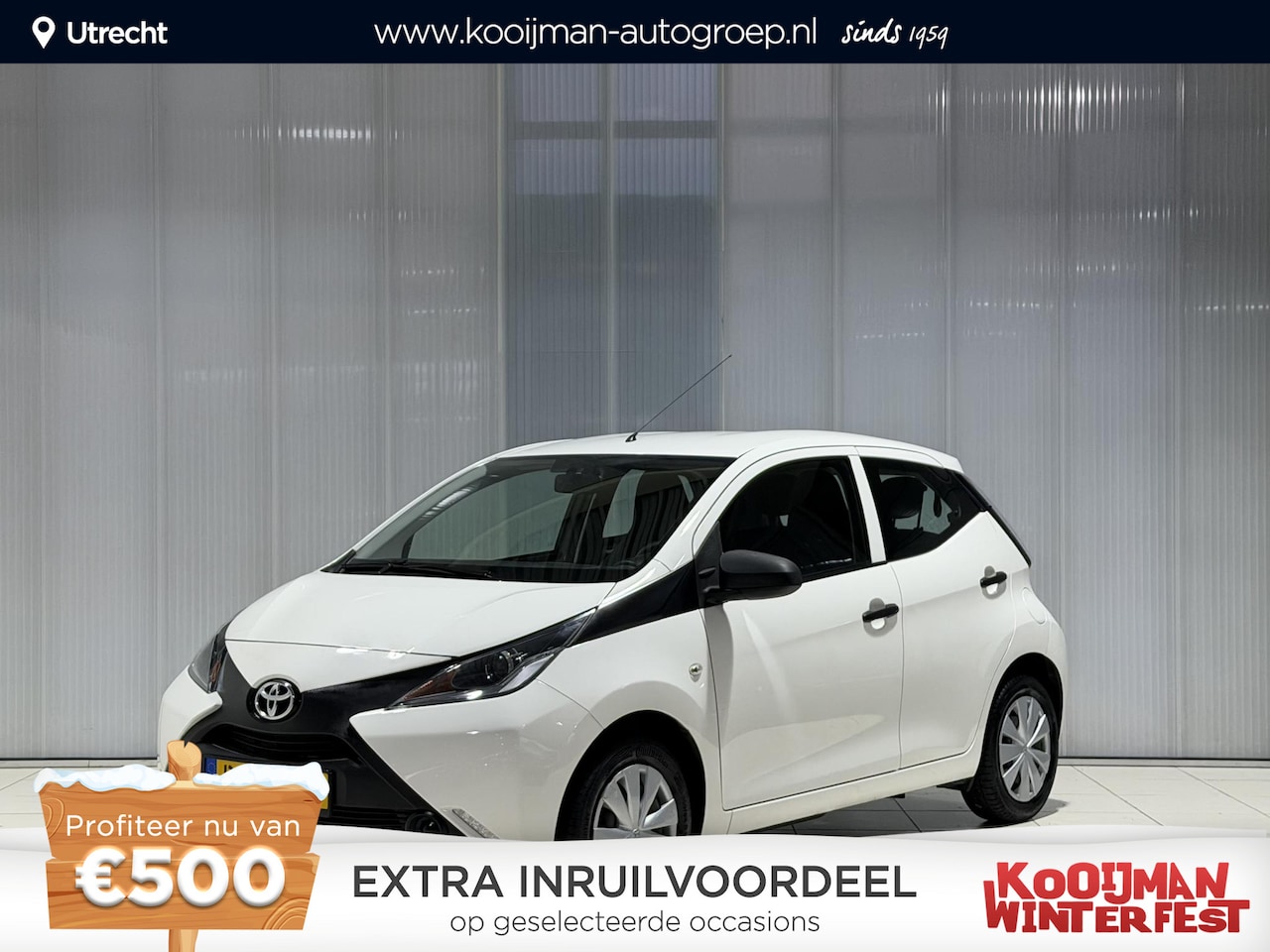 Toyota Aygo - 1.0 VVT-i x-fun | 5-Deurs | Bluetooth | Airco | Volledig onderhouden - AutoWereld.nl