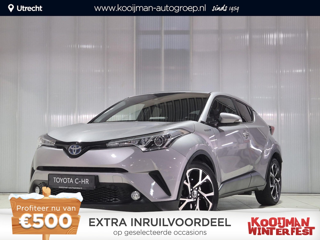 Toyota C-HR - 1.8 Hybrid Dynamic Stoelverwarming | Navi | achteruitrijcamera | Adaptive Cruise Control - AutoWereld.nl