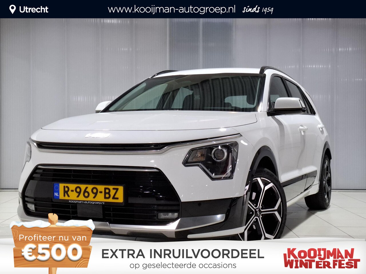 Kia Niro - 1.6 GDi Hybrid DynamicLine NL Auto, Eerste eigenaar! 26.579 KM!  Keyless, Airco, Achteruit - AutoWereld.nl