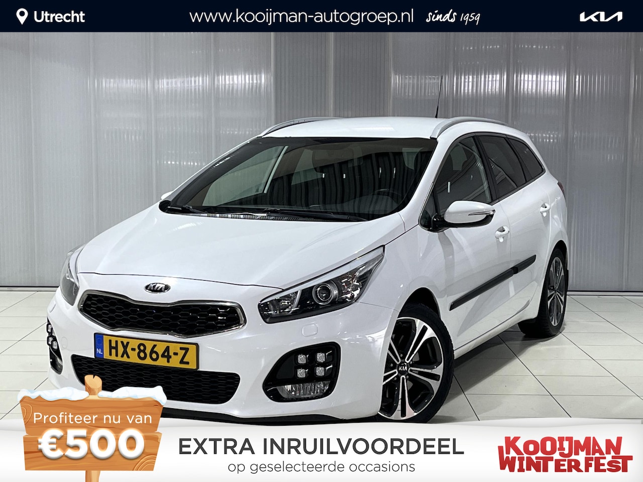 Kia Cee'd Sportswagon - 1.0 T-GDi GT-Line Trekhaak, Navigatie, Achteruitrijcamera, Stoelverwarming, Smart Key, Cru - AutoWereld.nl