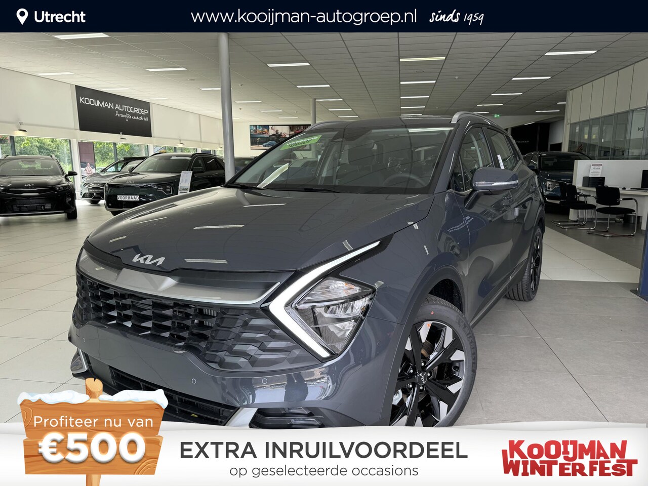 Kia Sportage - 1.6 T-GDi Plug-in Hybrid AWD DynamicLine 1.6 T-GDi Plug-in Hybrid AWD DynamicLine ,Geregistreerde voorraad auto , Geheel nieuw, Dir - AutoWereld.nl