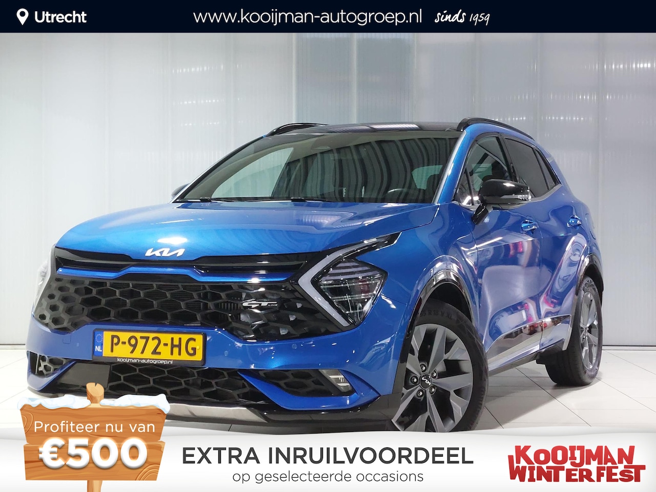 Kia Sportage - 1.6 T-GDi Hybrid GT-Line Panoramadak, Camera, LED, Dodehoeksensoren - AutoWereld.nl