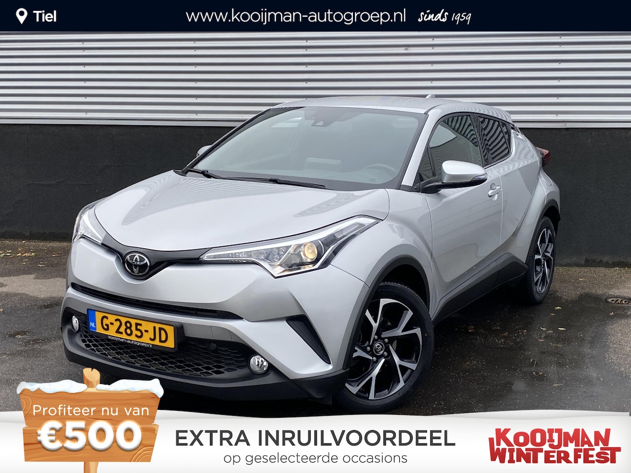 Toyota C-HR - 1.2 Dynamic Nederlandse auto, Trekhaak 7-polig, stoelverwarming, navigatie, achteruitrij c - AutoWereld.nl