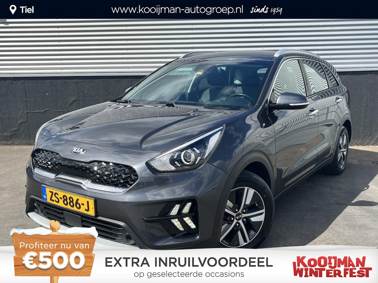 Kia Niro - 1.6 GDi Hybrid DynamicLine Trekhaak, FACELIFT! Navigatie, Dealeronderhouden, NL-auto, Acht - AutoWereld.nl