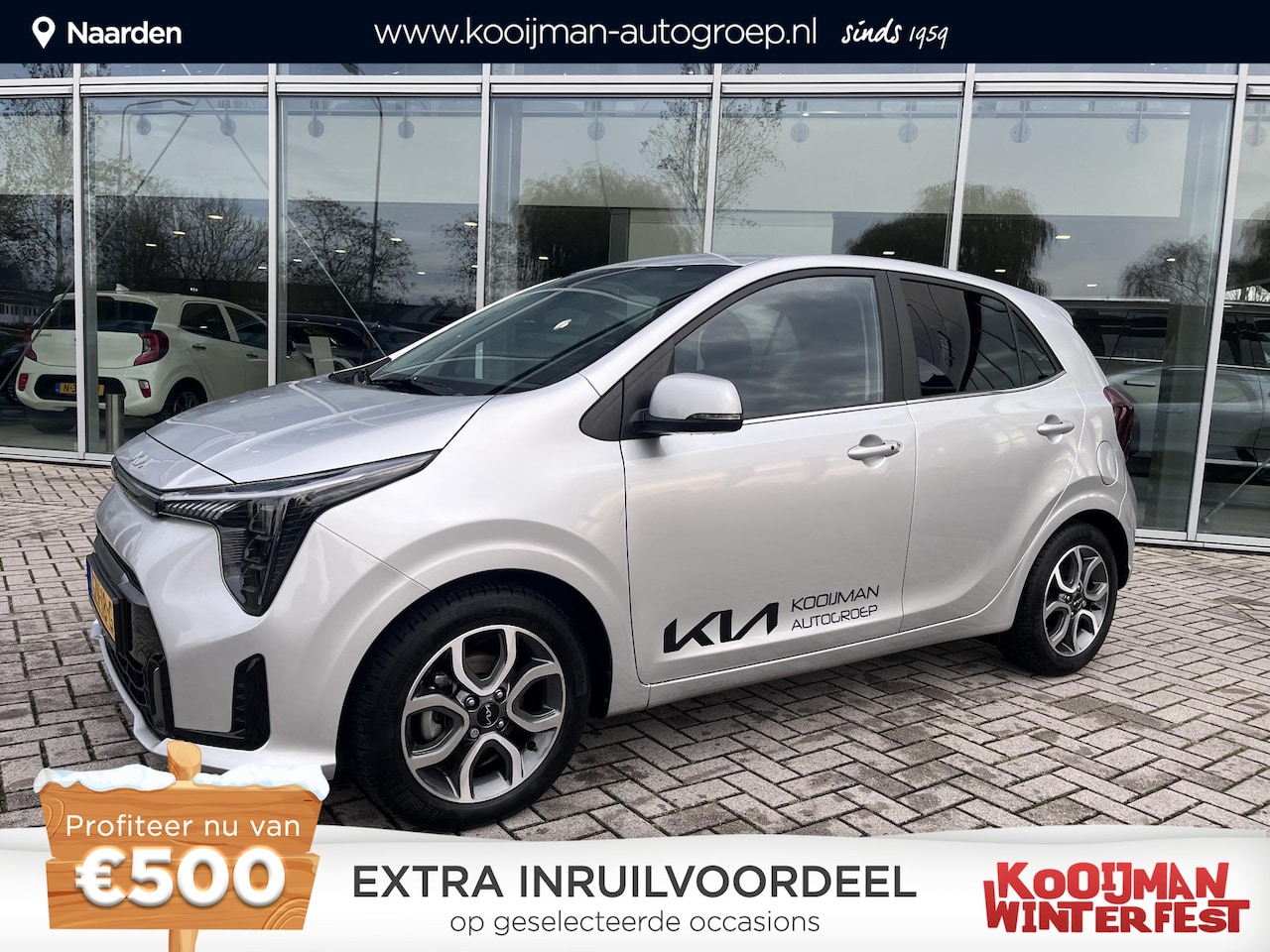 Kia Picanto - 1.0 DPI ExecutiveLine Draadloze oplader telefoon | Stoel en Stuurverwarming | Led verlicht - AutoWereld.nl