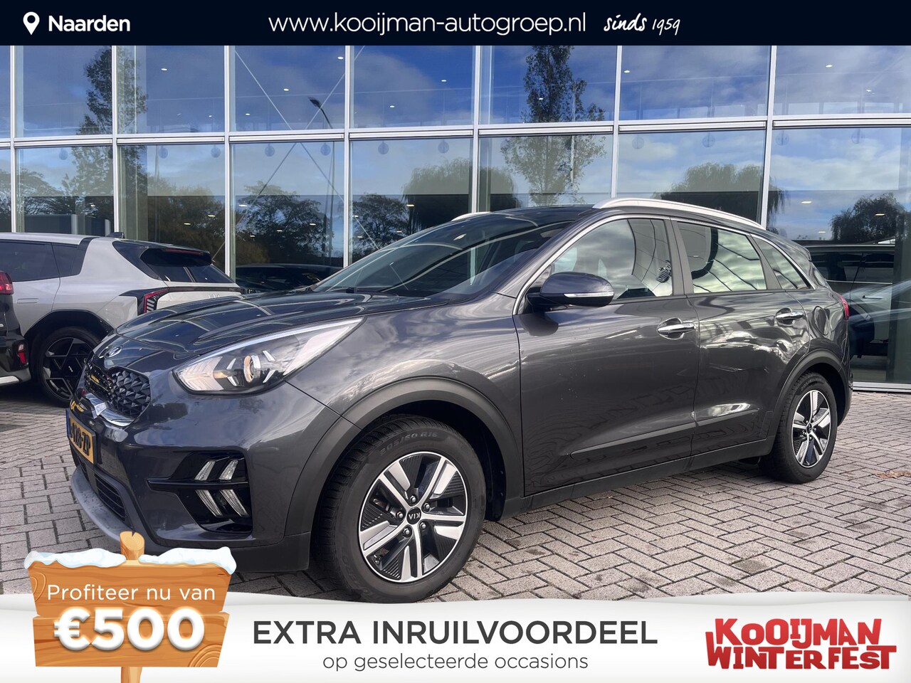 Kia Niro - 1.6 GDi Hybrid DynamicLine | Schuifdak | Trekhaak | Navigatie | Apple CarPlay/Android Auto - AutoWereld.nl