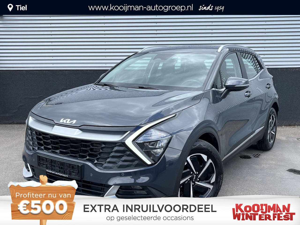 Kia Sportage - 1.6 T-GDi Hybrid DynamicLine edition Navigatie, Parkeersensoren, Climate control, Achterui - AutoWereld.nl