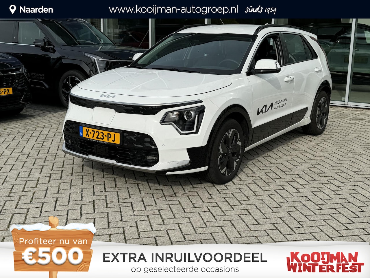 Kia Niro EV - DynamicLine 64.8 kWh | cruise control | Apple carplay/Android auto | Achteruitrij camera | - AutoWereld.nl