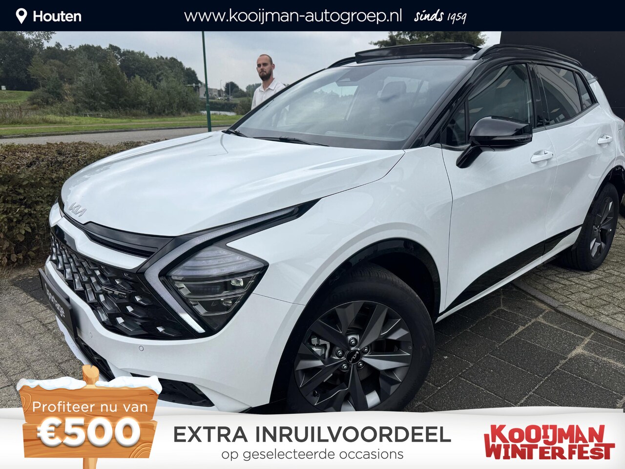 Kia Sportage - 1.6 T-GDi Hybrid GT-Line 1.6 T-GDi Hybrid GT-Line , Nieuwe Auto!!, Schuif/Kanteldak, Stoel/Stuurverwarming, Apple C - AutoWereld.nl