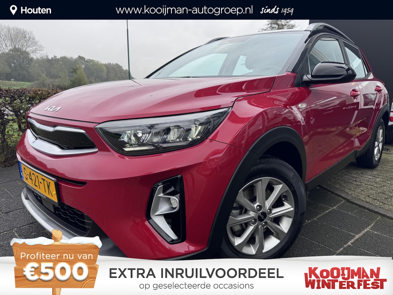 Kia Stonic - 1.0 T-GDi MHEV DynamicLine 1.0 T-GDi MHEV DynamicLine , Metallic lak, Two Tone, Lichtmetalen velgen, Cruise Control, - AutoWereld.nl