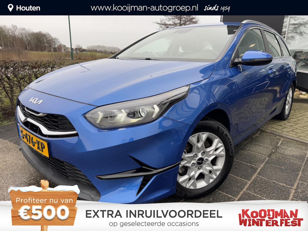 Kia Cee'd Sportswagon - Ceed 1.5 T-GDi DynamicLine , Afneembare trekhaak, Unieke Kleur, Navigatie, Camera Achter, - AutoWereld.nl