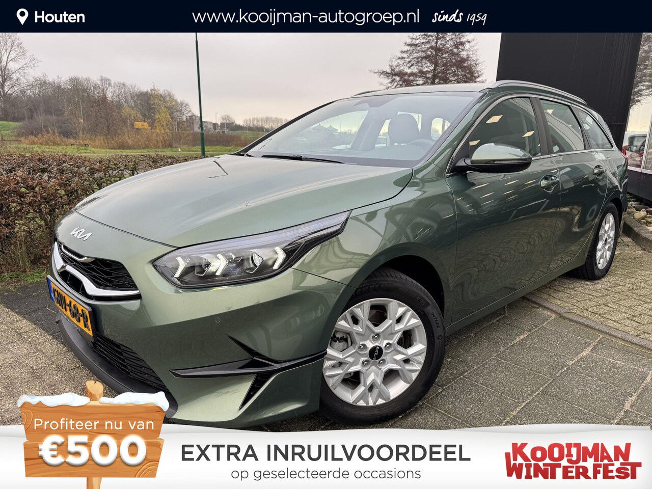 Kia Cee'd Sportswagon - Ceed 1.5 T-GDi DynamicLine , Afneembare trekhaak, Unieke Kleur, Navigatie, Apple Carplay/A - AutoWereld.nl
