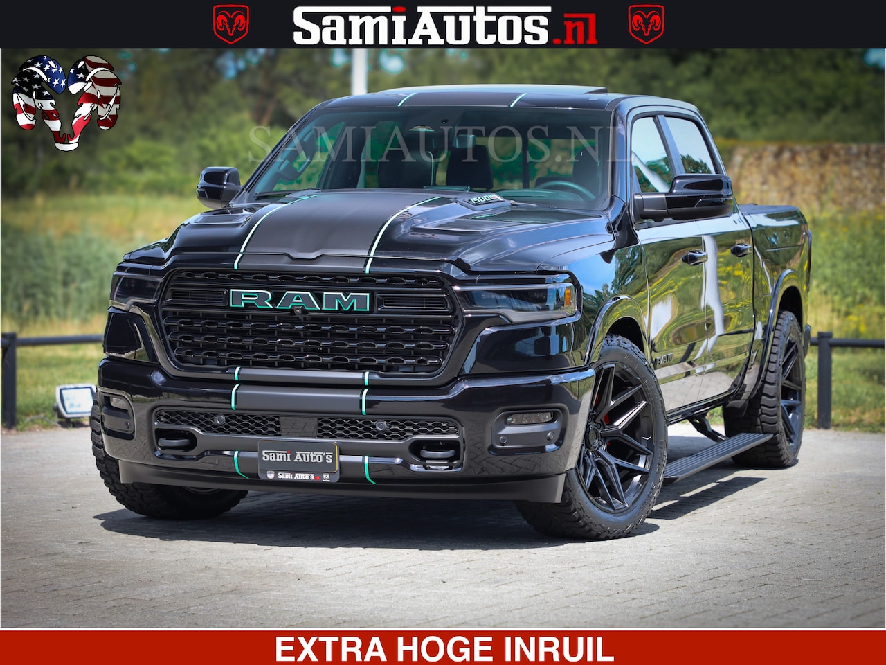 Dodge Ram 1500 - Limited Night High Output 540HP 706Nm | Massage + Full Option | De Meest Luxe en Volle Pic - AutoWereld.nl