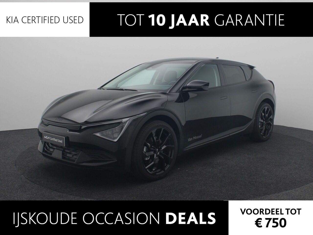 Kia EV6 - Light Edition 63 kWh | 21"  lichtmetalen velgen REBEL | Black Edition | Demo | - AutoWereld.nl