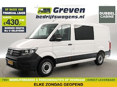 Volkswagen Crafter - 35 2.0 TDI L3H2 | 177PK | DC | 3000kg Trekgew. | 6-Zits | Airco | Cruise | Carplay | Parke