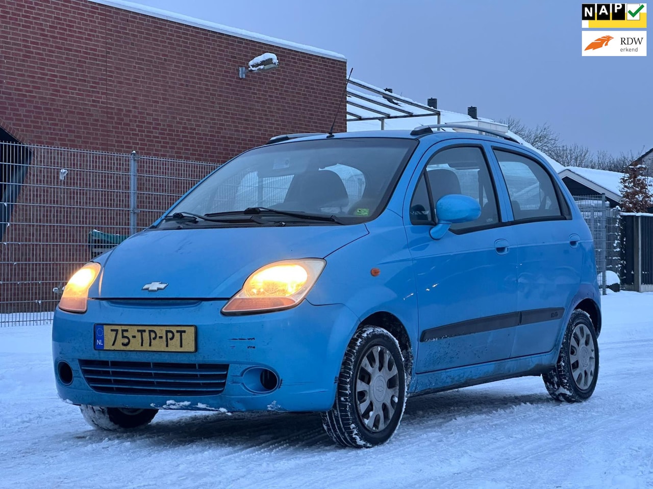 Chevrolet Matiz - 1.0 Class Airco*NAP*Elektrische ramen*22-06-2026 APK* - AutoWereld.nl