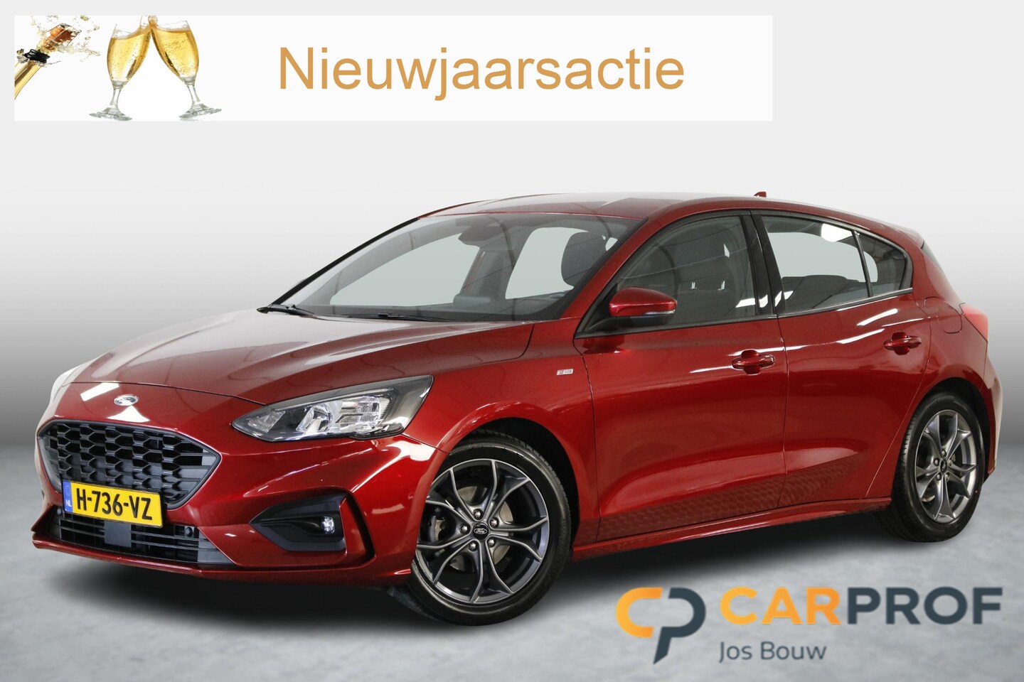 Ford Focus - 1.0 EcoBoost ST Line Business 125 PK. Airco | Cruise | Carplay | Lichtmetaal | Org. NL. - AutoWereld.nl