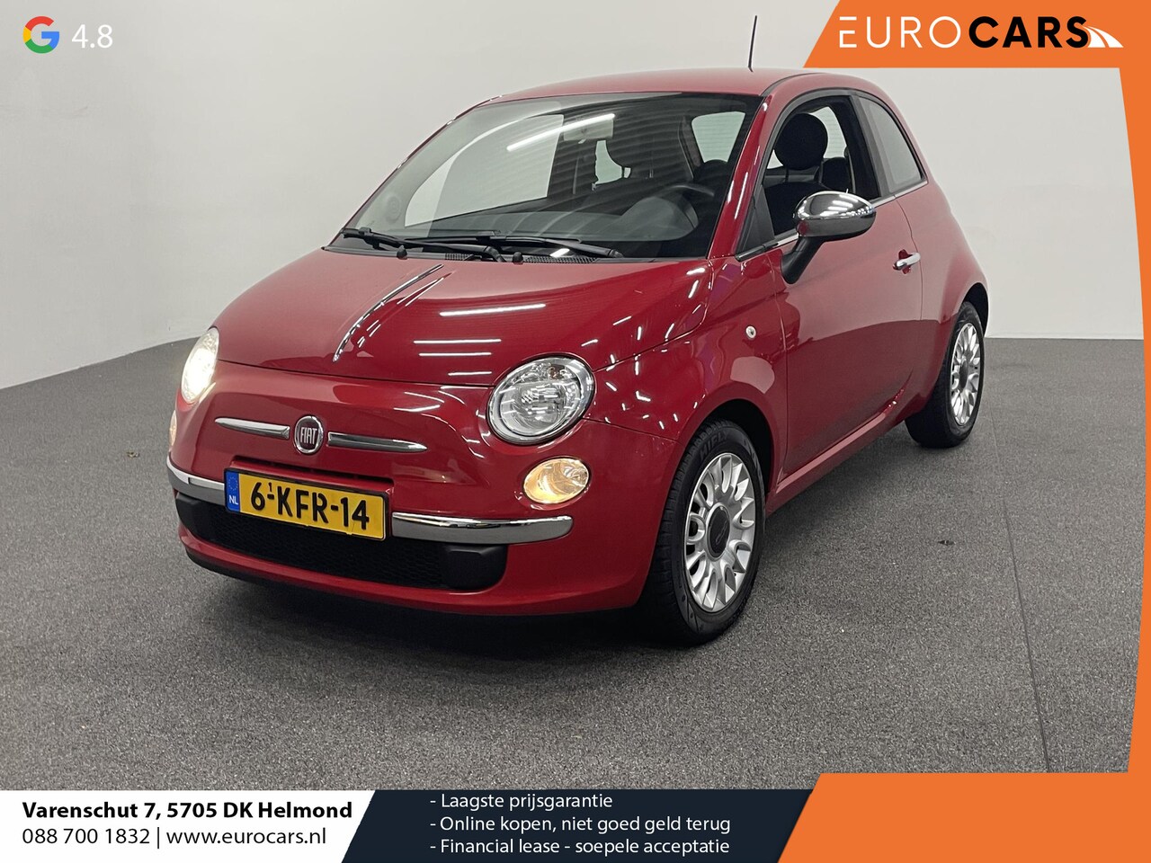 Fiat 500 - 1.0 TwinAir Easy 1ste Eigenaar, volledige onderhoud geschiedenis, Airco, Lichtmetalen velg - AutoWereld.nl