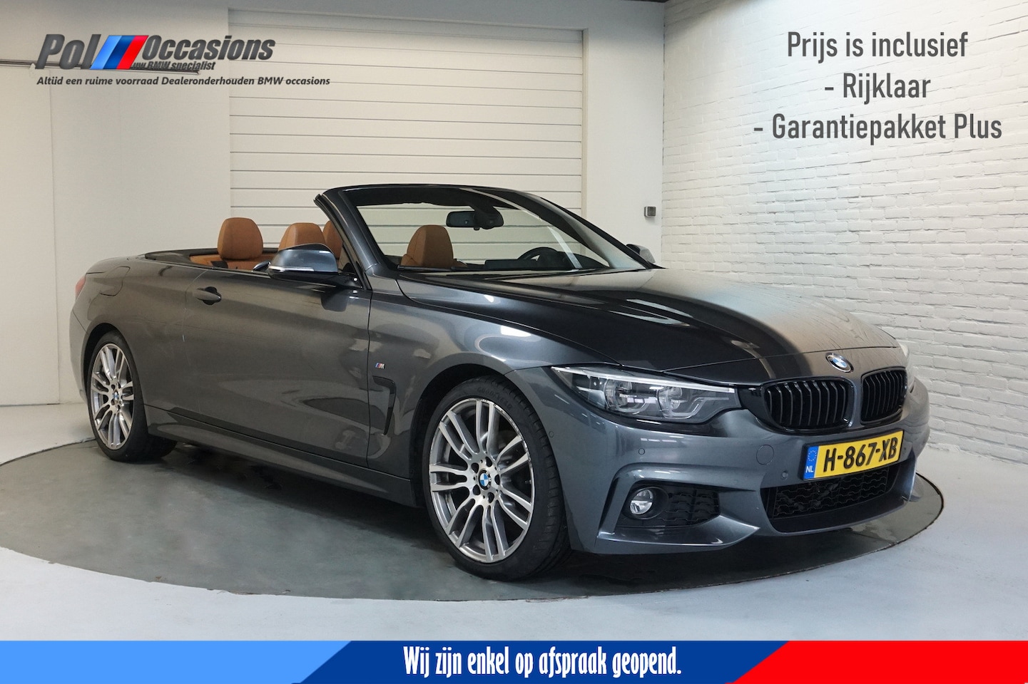 BMW 4-serie Cabrio - 420i M-Pakket |Sportint | Leer | Dealerauto | Harman Kardon - AutoWereld.nl