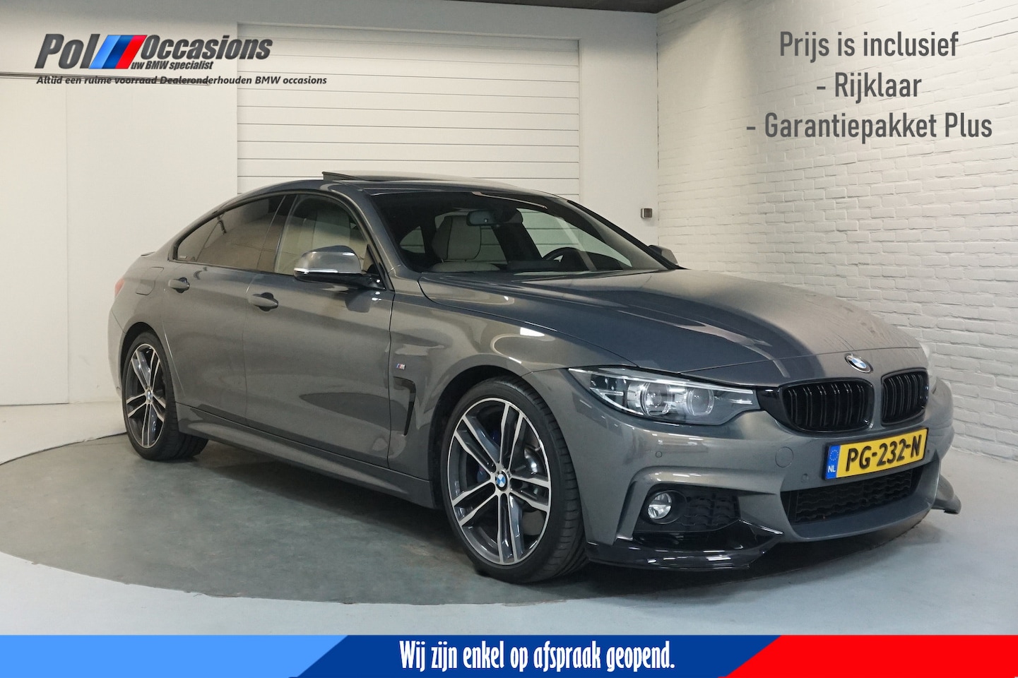 BMW 4-serie Gran Coupé - 430i Individual | M-Pakket | Merinoleer | Carplay - AutoWereld.nl
