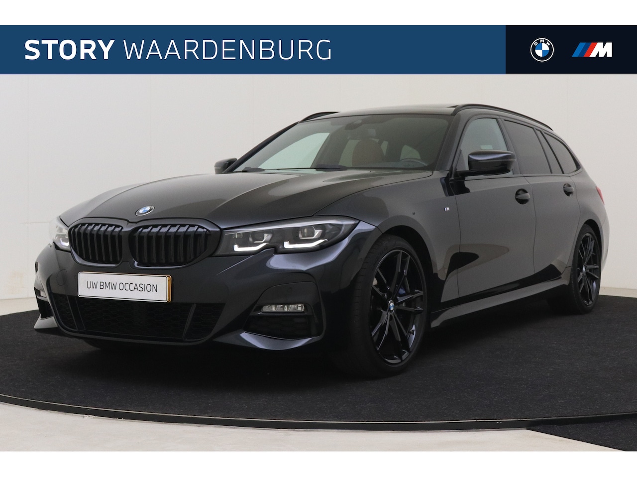 BMW 3-serie Touring - 330i High Executive M Sport Automaat / Panoramadak / Trekhaak / Sportstoelen / Achteruitri - AutoWereld.nl