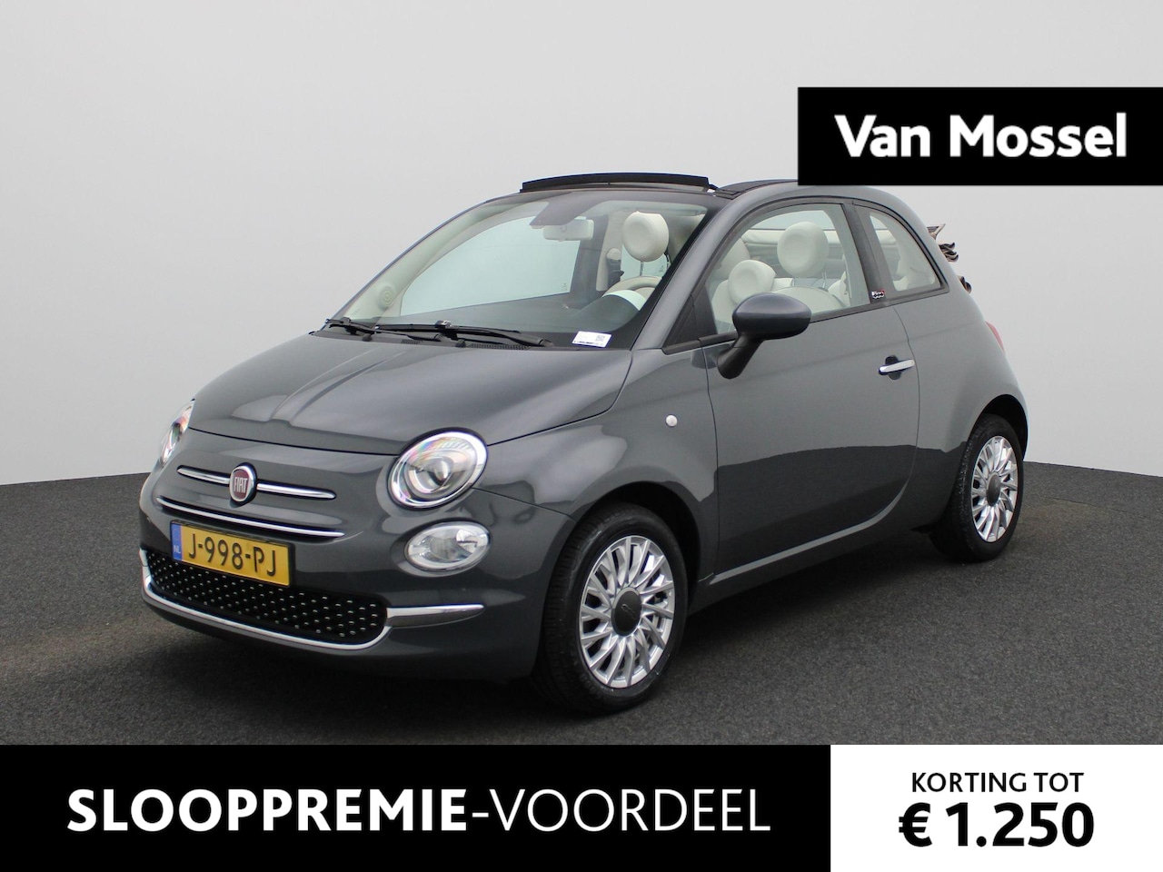 Fiat 500 C - 1.0 Hybrid Lounge | Apple Carplay / Android Auto | Airco | Multifunctioneel Stuurwiel | Bl - AutoWereld.nl