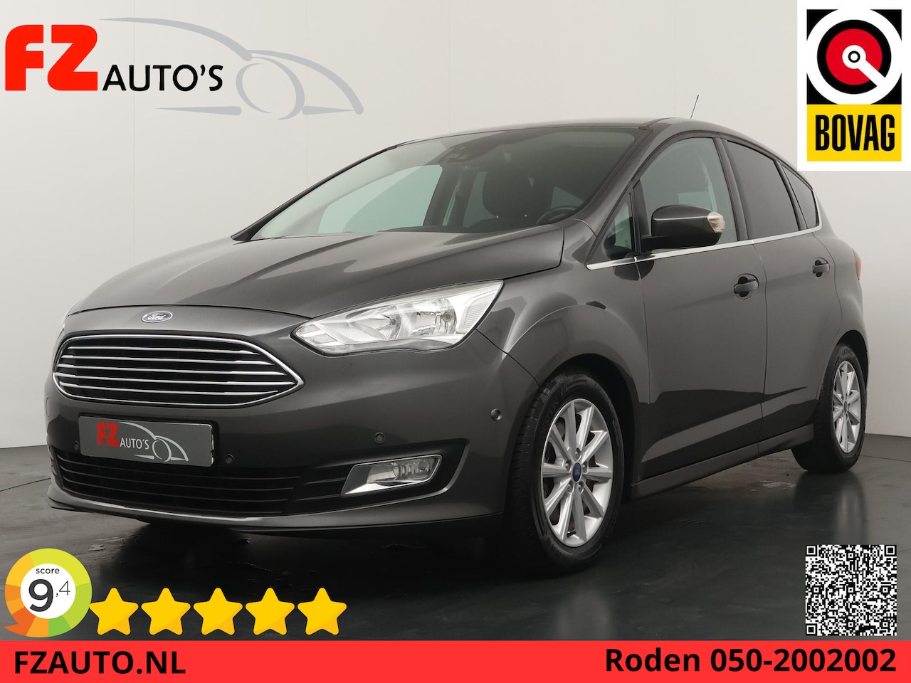 Ford C-Max - 1.5 Titanium Automaat - Navigatie - Stoelverwarming - Climate Control - Trekhaak - AutoWereld.nl