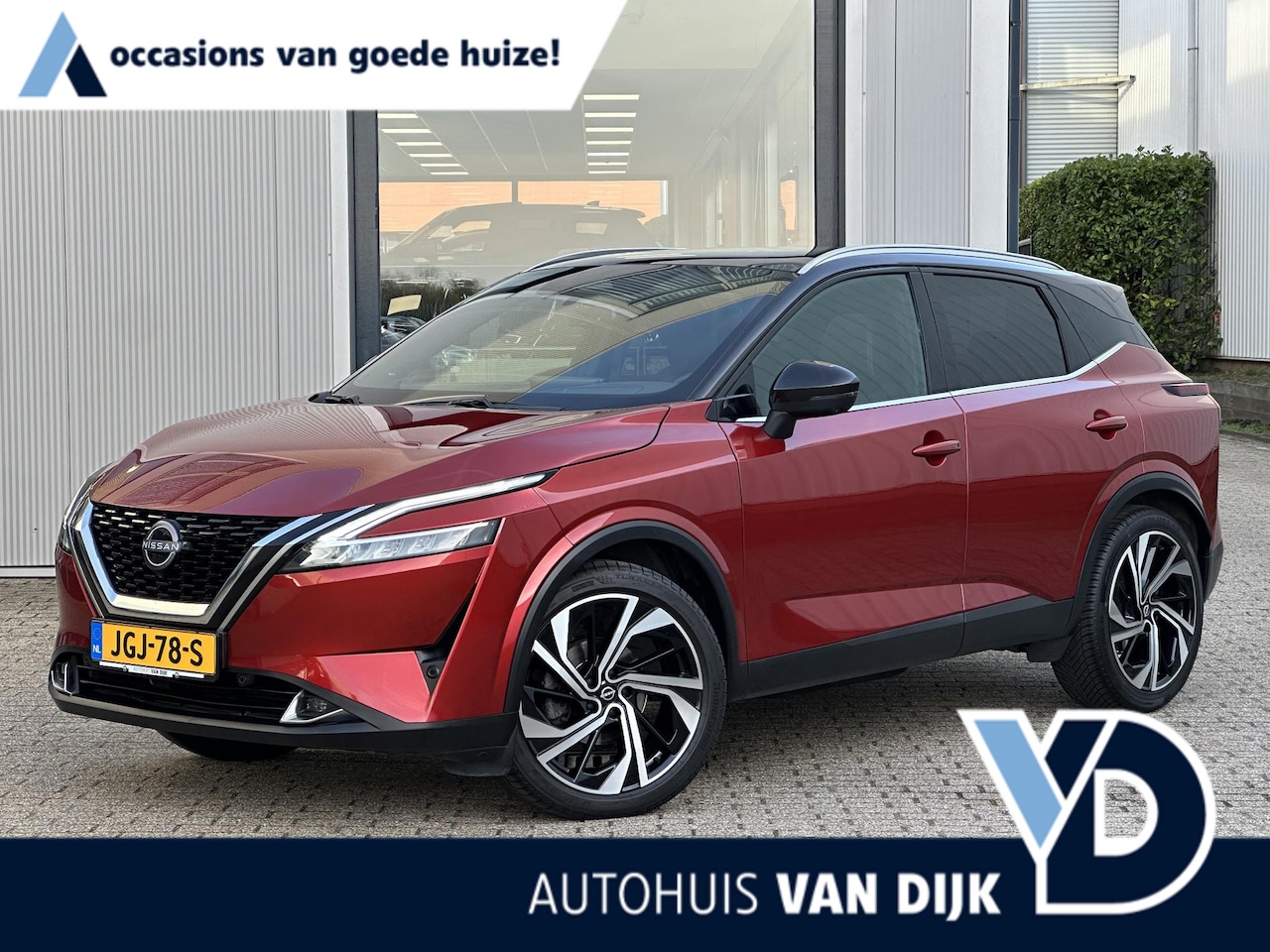 Nissan Qashqai - 1.3 MHEV Xtronic Tekna Plus | Nappa Leder/20-inch/Head-Up/Cruise Adaptief - AutoWereld.nl