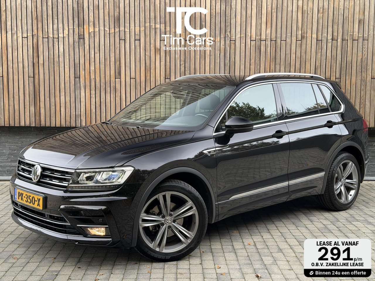 Volkswagen Tiguan - 1.4 TSI R-line Handgeschakeld | Half/leer | R-line stuurwiel | LED verlichting | Stoelverw - AutoWereld.nl