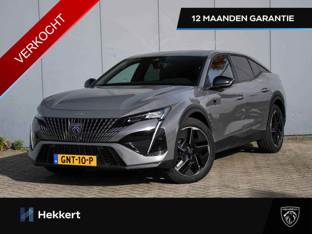 Peugeot 408 - GT 1.2 Hybrid 145pk Automaat 19''LM | ADAPT. CRUISE | PDC + CAM. | NAVI | APPLE-CARPLAY | - AutoWereld.nl