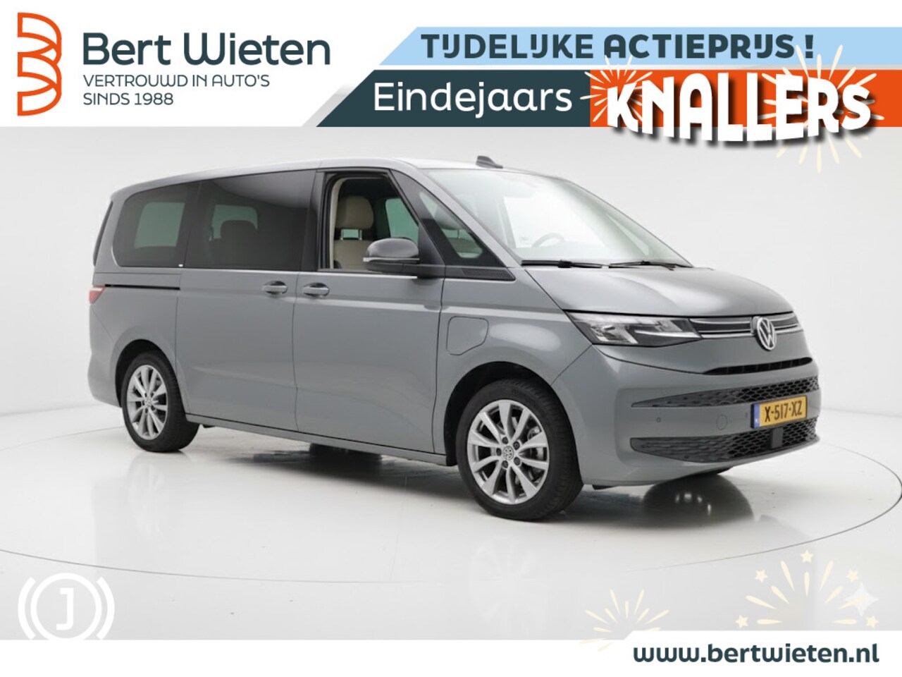 Volkswagen Multivan - 1.4 PHEV L2 | Geen import | 7 Persoons | 2x Schuifdeur | Navi - AutoWereld.nl